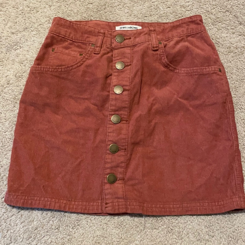 Billabong Burgundy Skirt